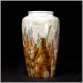 Large Cobridge bottle kiln vase