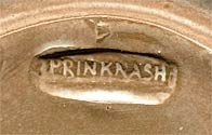 Prinknash covered pot (mark)