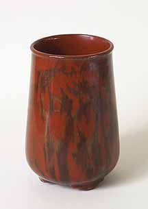 Brown mottled pot