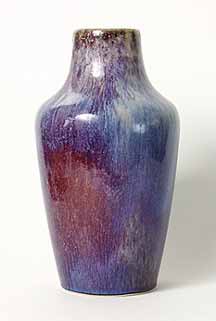 Blue/red Cobridge vase