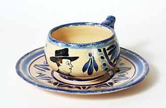 Quimper cup and saucer
