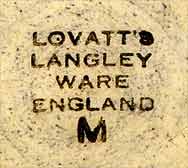Lidded Langley jar (mark)