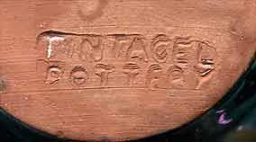 Lidded Tintagel pot (mark)