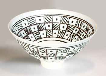 White inlaid Wills bowl (different angle)