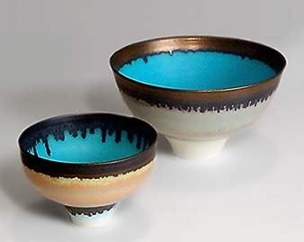 Two Peter Wills bowls