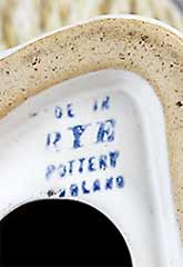 Rye Pottery bird (mark)