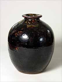 Black Staite Murray vase