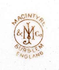 Lidded Macintyre jug (mark)