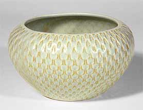 Bretby dimpled bowl