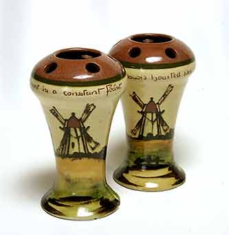 Pair of Crown Dorset vases