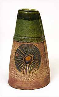 Bob Dawe conical vase