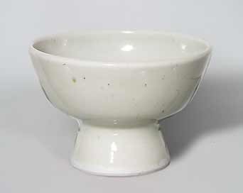 Bill Marshall porcelain pedestal bowl