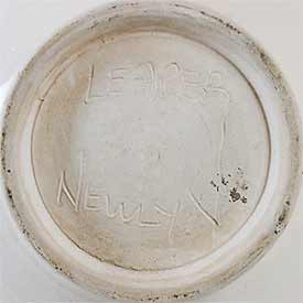 Slip decorated  Leaper bowl (marK)