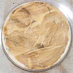 Fishley Holland stork plate (mark)