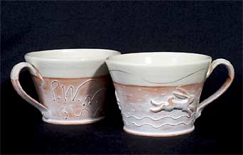 Pair of Philip Wood mugs