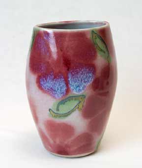 Elliptical Dartington vase