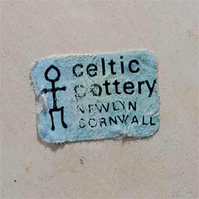 Square Celtic dish II (label)