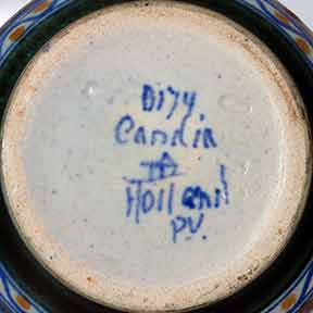 Small Gouda Candia bowl (mark)